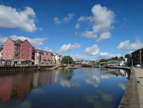 Exeter Quayside - Where History Flows Along the River